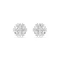 Swarovski® 'Idyllia' Women's Base Metal Stud Earrings - Silver 5691483