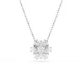 Swarovski® 'Idyllia' Women's Base Metal Necklace - Silver 5691484