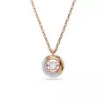 Swarovski® 'Dextera' Women's Gold Plated Metal Necklace - Rose 5692257