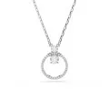 Swarovski® 'Dextera' Women's Base Metal Necklace - Silver 5692261