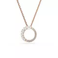 Swarovski® 'Matrix' Women's Gold Plated Metal Necklace - Rose 5692265