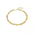 Swarovski® 'Gema' Damen Verchromtem Metall Halsband - Gold 5718071