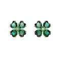 Swarovski® 'Idyllia' Women's Gold Plated Metal Stud Earrings - Gold 5666236