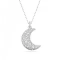 Swarovski® 'Luna' Women's Base Metal Necklace - Silver 5666181