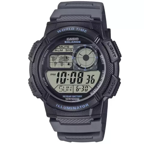Casio® Digitaal 'Casio collection' Heren Horloge AE-1000W-8AVEF