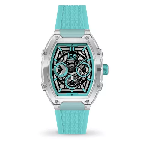 Ice Watch® Multi Dial 'Ice Boliday - Clear Blue Skel' Unisex's Watch (Medium) 024287