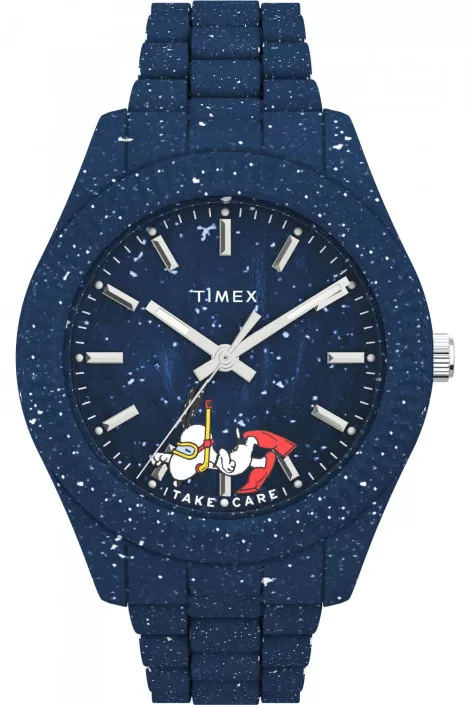 Timex® Analogue 'Peanuts Legacy Ocean' Unisex's Watch TW2V53300