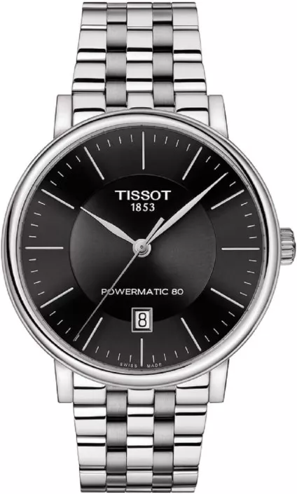 Tissot® Analoog 'Carson premium powermatic 80' Heren Horloge T1224071105100