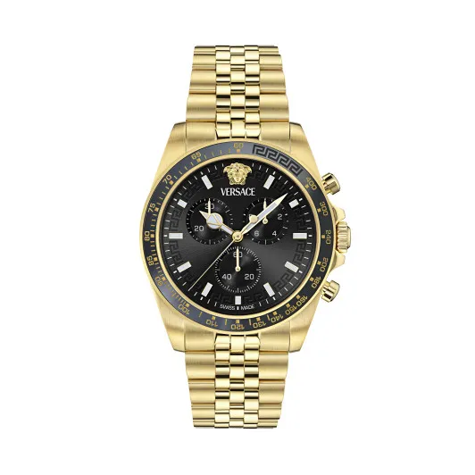 Versace® Chronograph 'Greca Chr Wave' Men's Watch VE0H00525