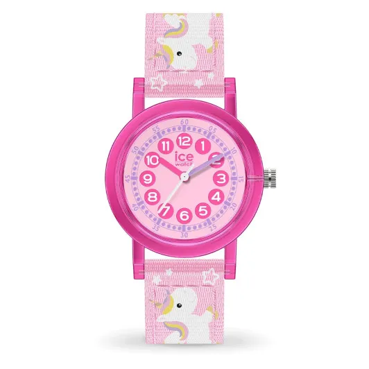 Ice Watch® Analoog 'Ice learning - pink unicorn' Meisjes Horloge (Extra Small) 024496
