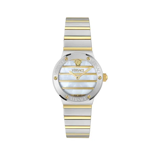 Versace® Analoog 'Greca logo pearl' Dames Horloge VE0S00325
