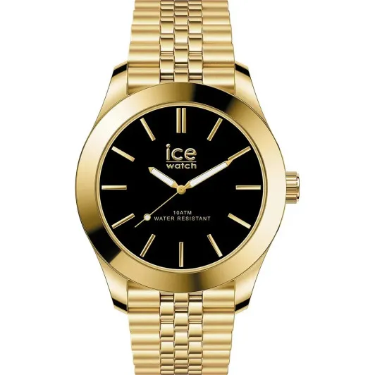 Ice Watch® Analoog 'Ice steel - gold black' Dames Horloge (Small) 024746