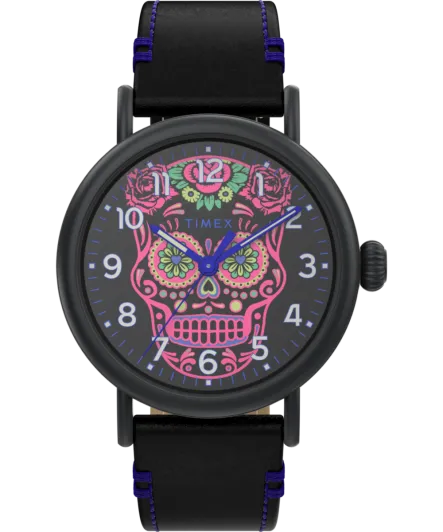 Timex® Analogue 'Waterbury Standard Dia De Los Muertos' Men's Watch TW2V67600