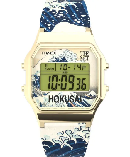 Timex® Digitaal 'The met x hokusai' Unisex Horloge TW2W25200