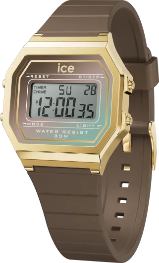 Ice Watch® Digitaal 'Ice digit retro - mocha shade' Dames Horloge (Small) 023308