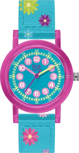 Ice Watch® Analoog 'Ice learning - pink flowers' Kind Horloge (Small) 023300