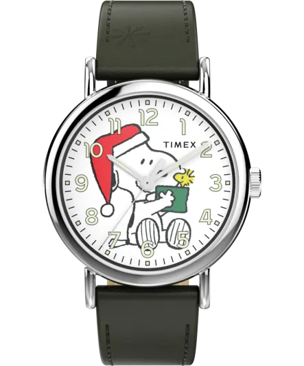 Timex® Analogue 'Peanuts Weekender Main Line' Men's Watch TW2Y12400