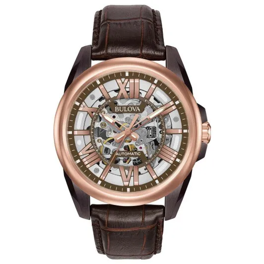Bulova® Analog 'Automatic' Herren Uhr 98A165