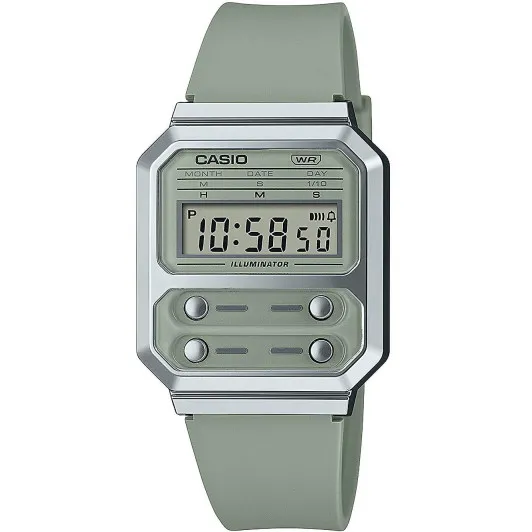 Casio® Digitaal 'Casio collection vintage' Unisex Horloge A100WEF-3AEF