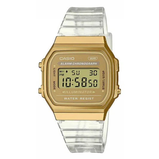 Casio® Digitaal 'Casio collection vintage' Dames Horloge A168XESG-9AEF