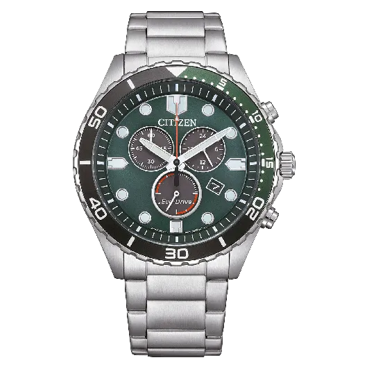 Citizen® Chronograaf 'Of sporty aqua' Heren Horloge AT2561-81X