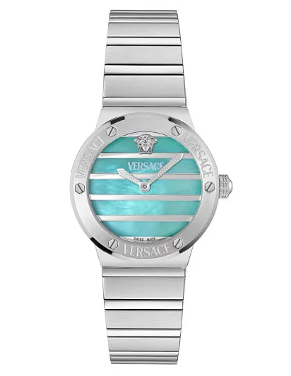 Versace® Analoog 'Greca logo pearl' Dames Horloge VE0S00225