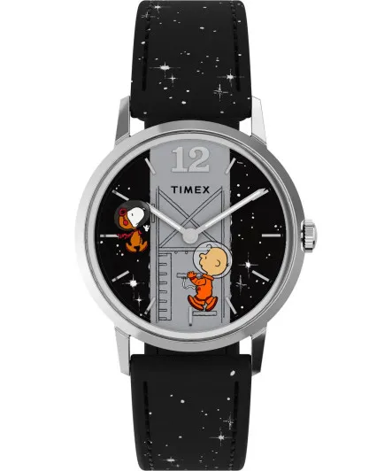 Timex® Analogue 'Peanuts Marlin Space' Unisex's Watch TW2W89700
