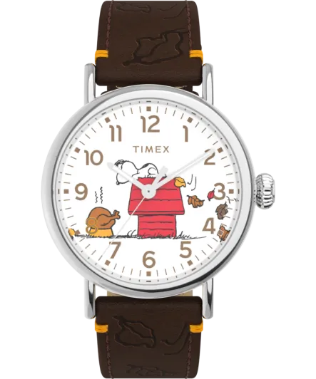 Timex® Analogue 'Peanuts Waterbury' Unisex's Watch TW2W44300