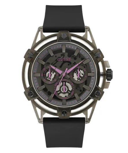 Guess® Multi Dial 'Sporting pink limited edition' Heren Horloge GW0032G2