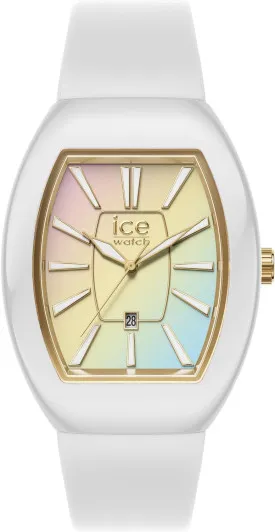 Ice Watch® Analoog 'Ice boliday - dome - white sunset rainbow' Dames Horloge (Small) 024035