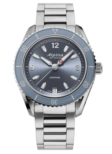 Alpina® Analoog 'Alpiner comtesse sport' Dames Horloge AL-240LN3C6B