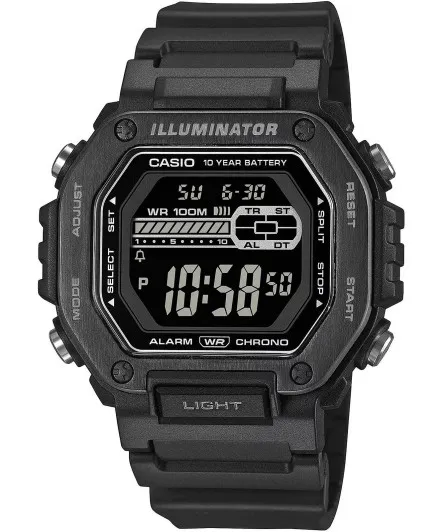 Casio® Digitaal 'Casio collection' Heren Horloge MWD-110HB-1BVEF