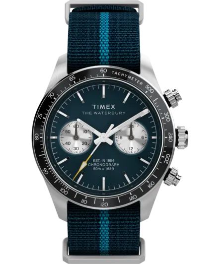 Timex® Chronograaf 'Waterbury heritage' Heren Horloge TW2Y39000