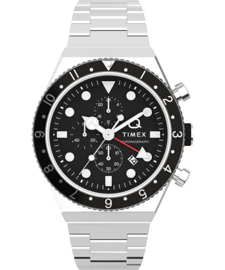 Timex® Chronograph 'Q Gmt Chrono' Herren Uhr TW2V69800