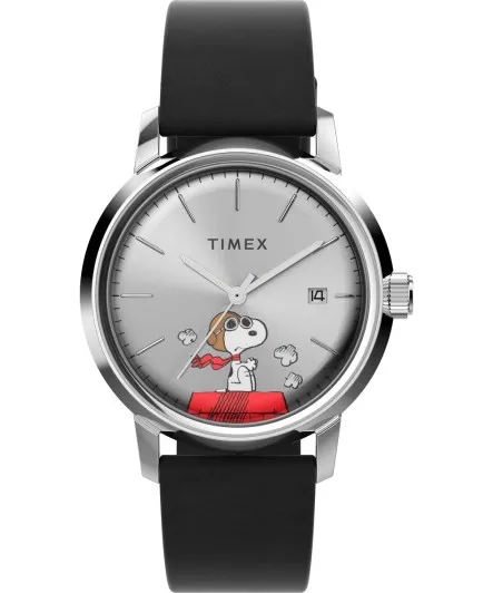 Timex® Analoog 'Marlin automatic x peanuts snoopy flying ace' Heren Horloge TW2W49600