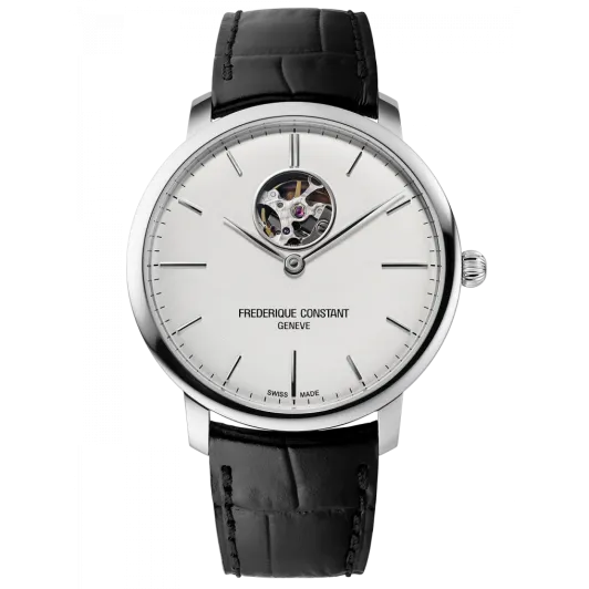 Frederique Constant® Analog 'Slimline Heart Beat' Herren Uhr FC-312S4S6