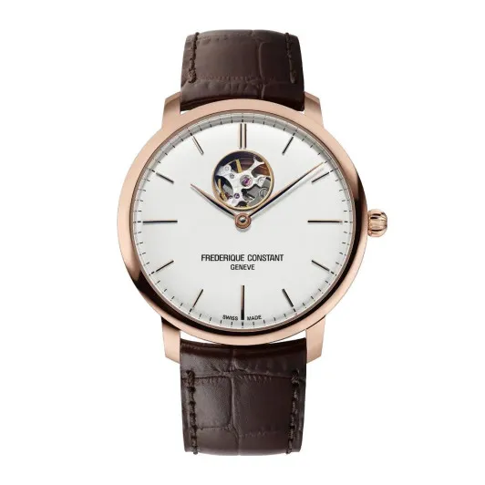 Frederique Constant® Analog 'Slimline Heart Beat' Herren Uhr FC-312V4S4