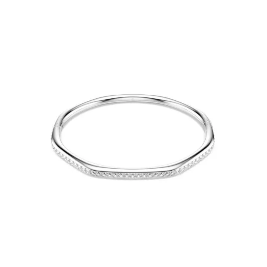 Swarovski® 'Dextera Octagon' Women's Base Metal Bracelet - Silver 5725222