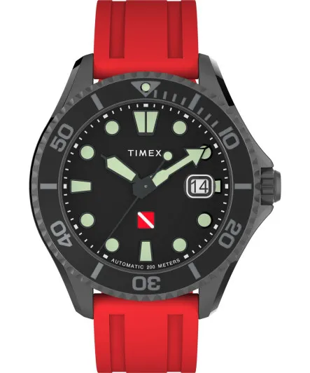 Timex® Analoog 'Deep water tiburon automatic' Heren Horloge TW2W21000