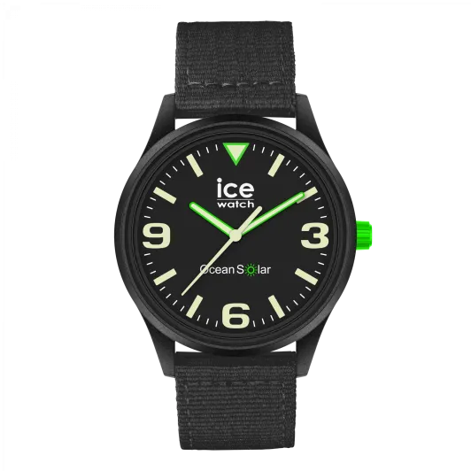 Ice Watch® Analogue 'Ice Ocean - Black' Unisex's Watch (Medium) 019647