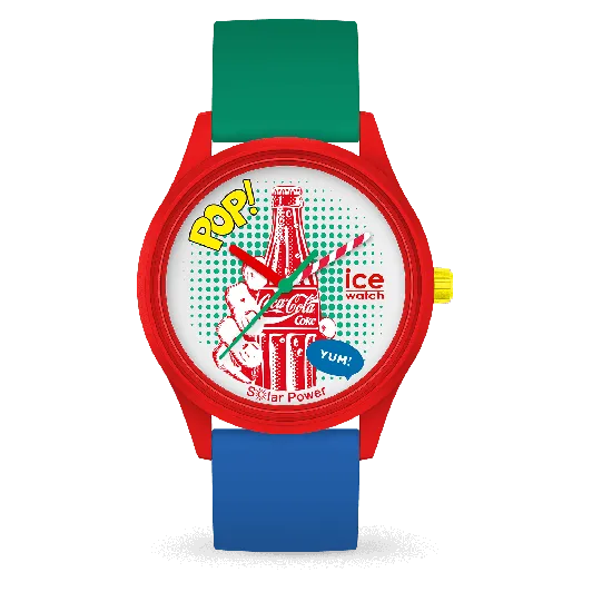 Ice Watch® Analoog 'Coca cola×ice-watch - pop art' Heren Horloge (Medium) 019902