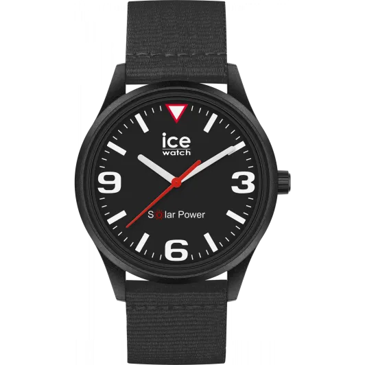 Ice Watch® Analogue 'Ice Solar Power - Black Tide' Unisex's Watch (Medium) 020058
