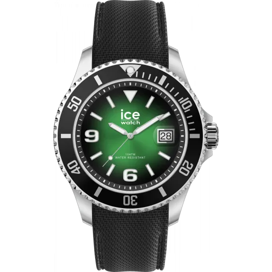 Ice Watch® Analoog 'Ice steel - deep green' Heren Horloge (Large) 020343