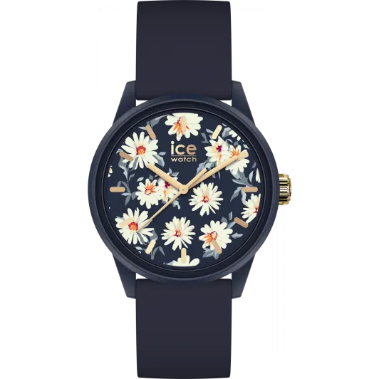 Ice Watch® Analoog 'Ice solar power - twilight daisy' Dames Horloge (Small) 020599