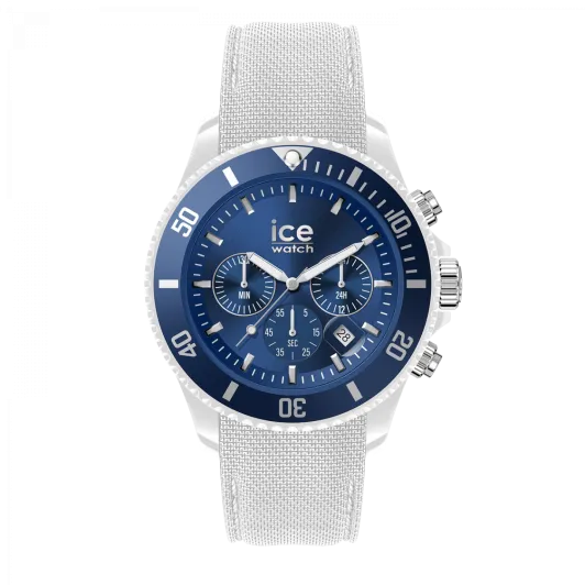 Ice Watch® Chronograph 'Ice Chrono - White Blue' Men's Watch (Large) 020624