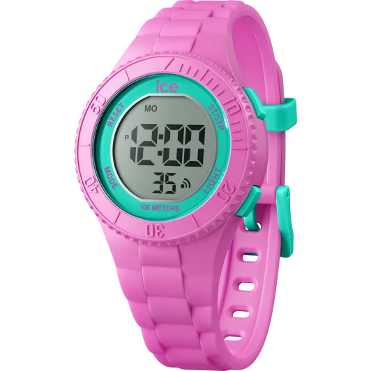 Ice Watch® Digitaal 'Ice digit - pink turquoise' Kind Horloge (Small) 021275