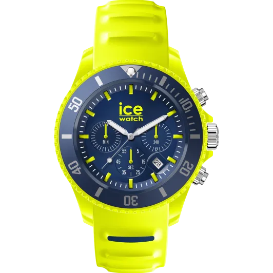 Ice Watch® Chronograph 'Ice Chrono - Yellow Blue' Unisex's Watch 021594