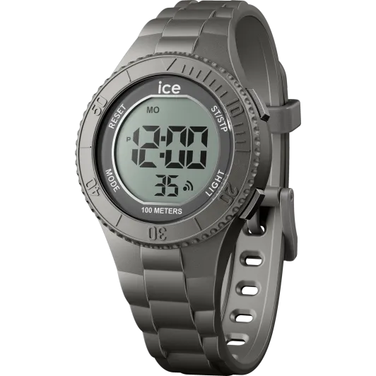 Ice Watch® Digitaal 'Ice digit - anthracite metallic' Kind Horloge (Small) 021610