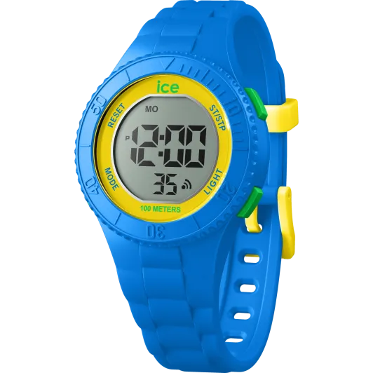 Ice Watch® Digitaal 'Ice digit - blue yellow green' Kind Horloge (Small) 021615