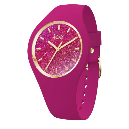 Ice Watch® Analoog 'Ice glitter - fuschia pink' Meisjes Horloge (Small) 022575